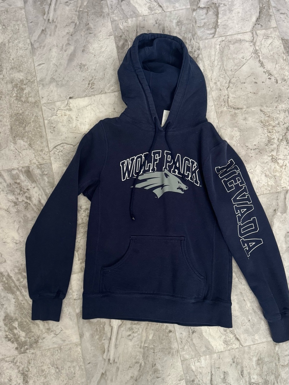 Russell Athletic Navy Wolf Pack Pullover Hoodie